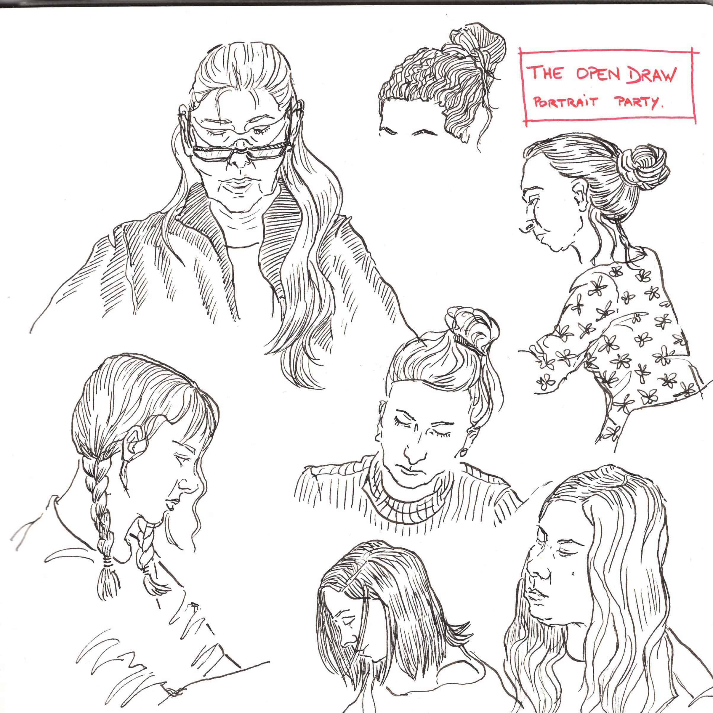 Student Spotlight: Gwen Glotin 3 Gwen Glotin sketch technique