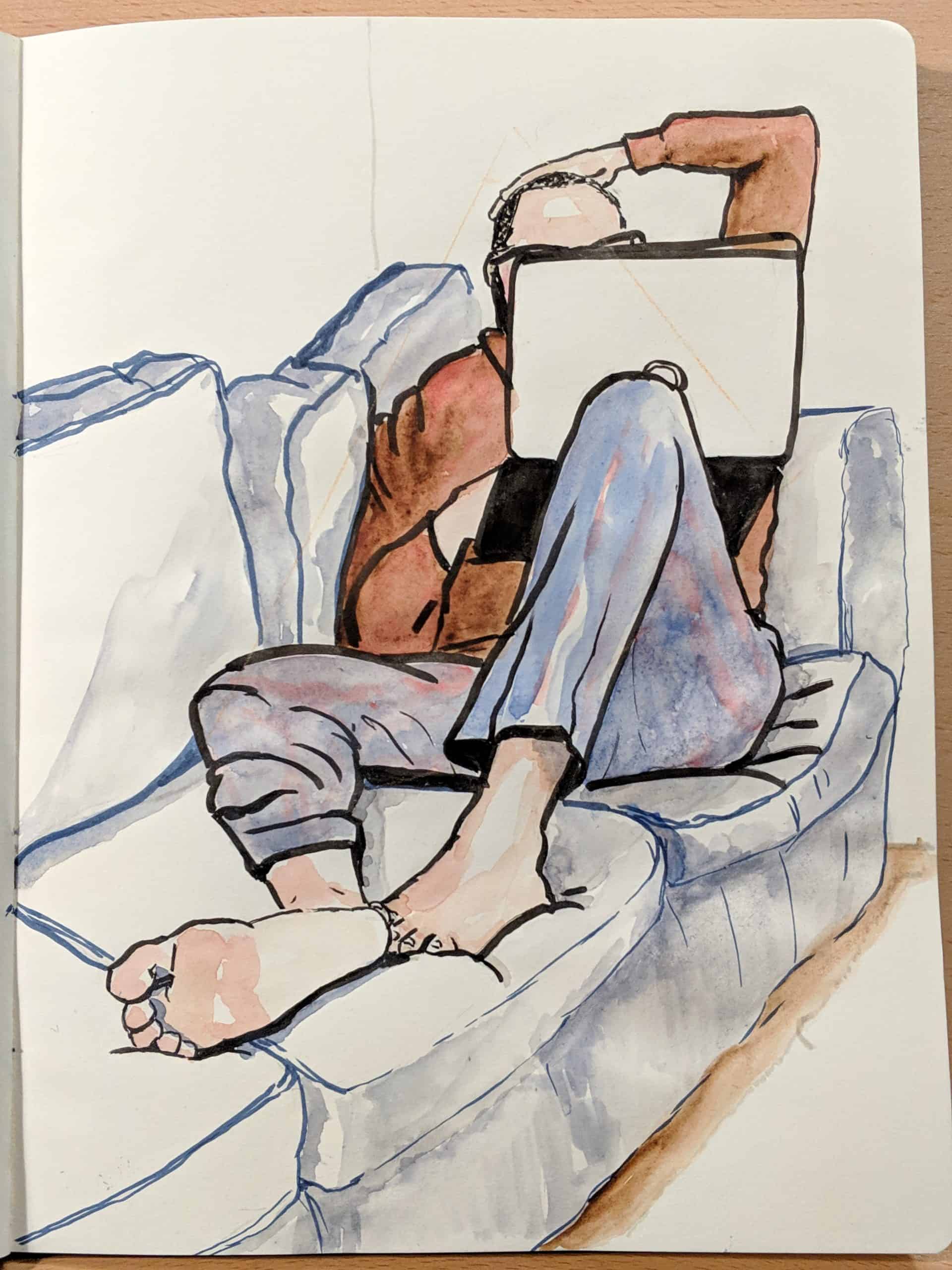 Irenka Pareto sketch book