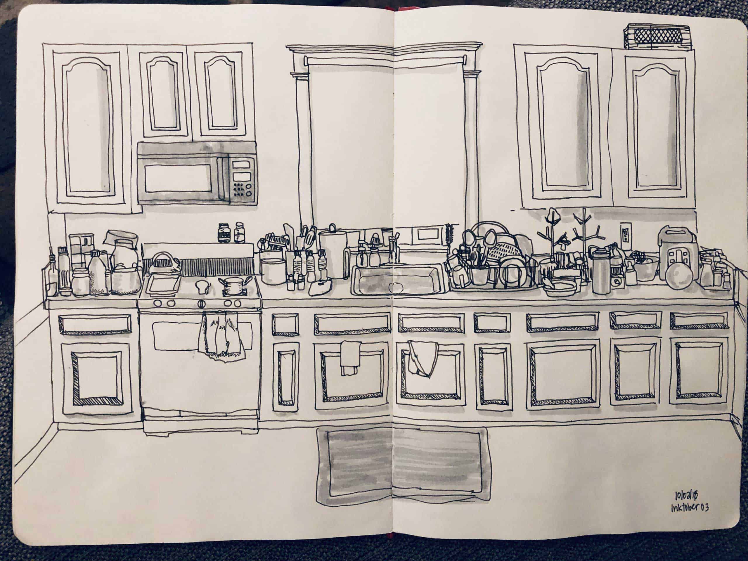 Student Spotlight: Elaine Villasper 3 Elaine Villasper sketch book