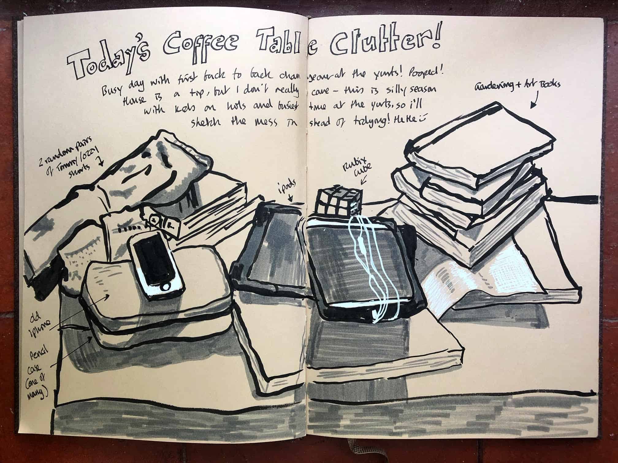 Emma Cavill drawing book