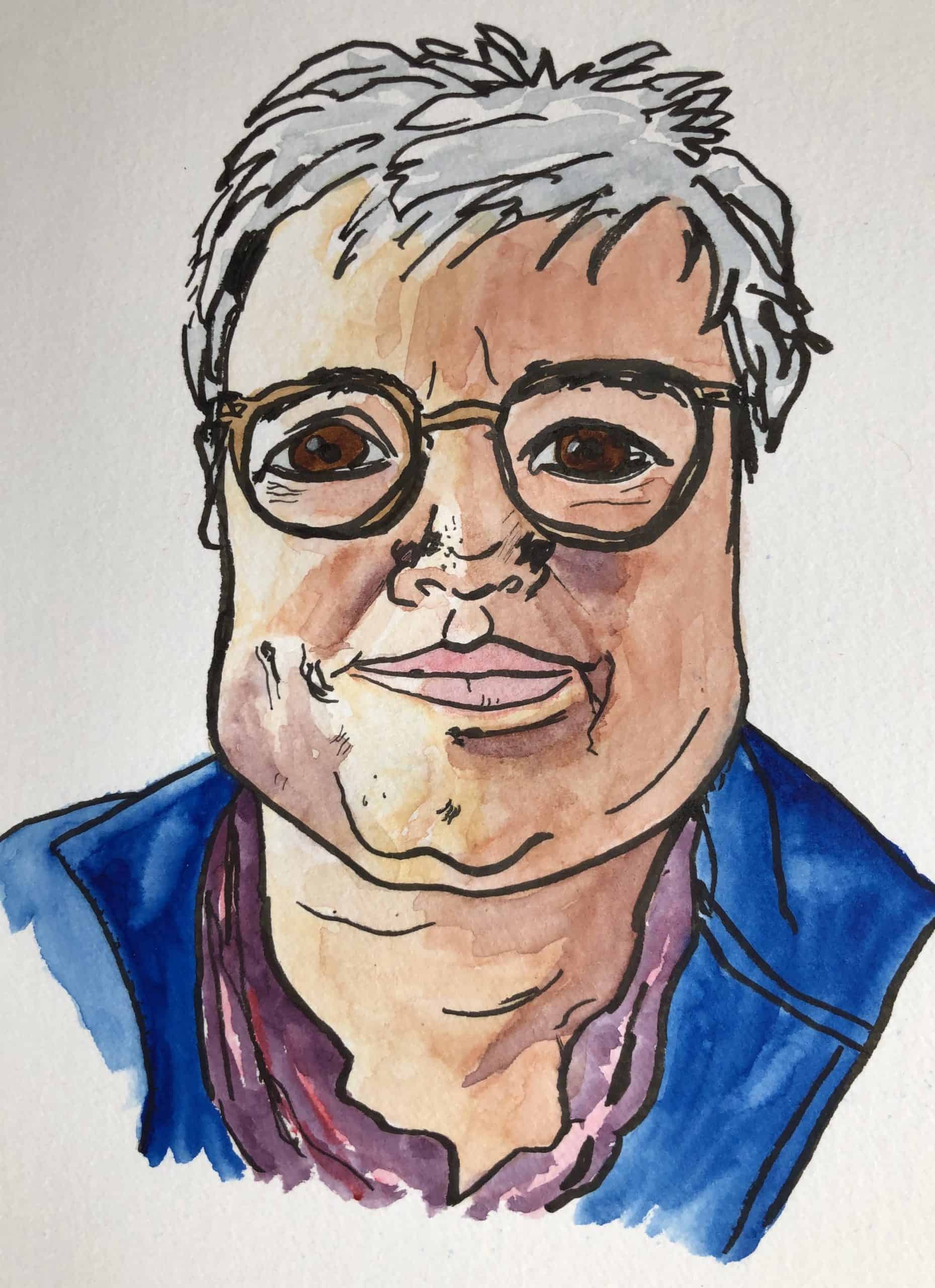 Eliza Callard self portrait