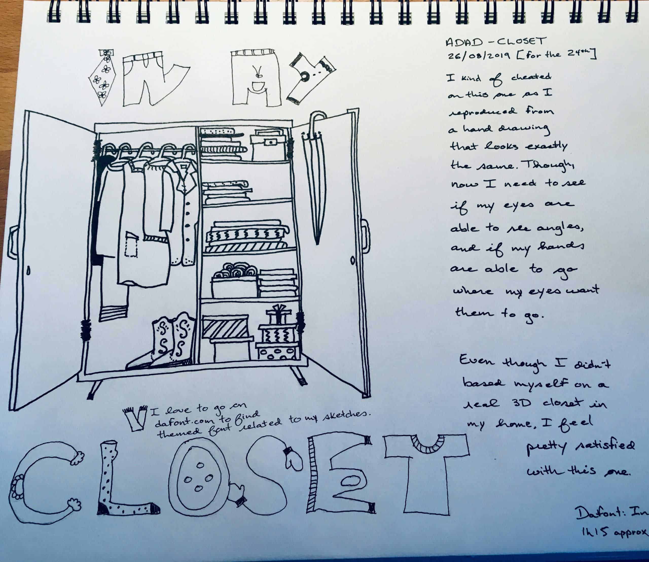 Melanie Mercuri sketch book