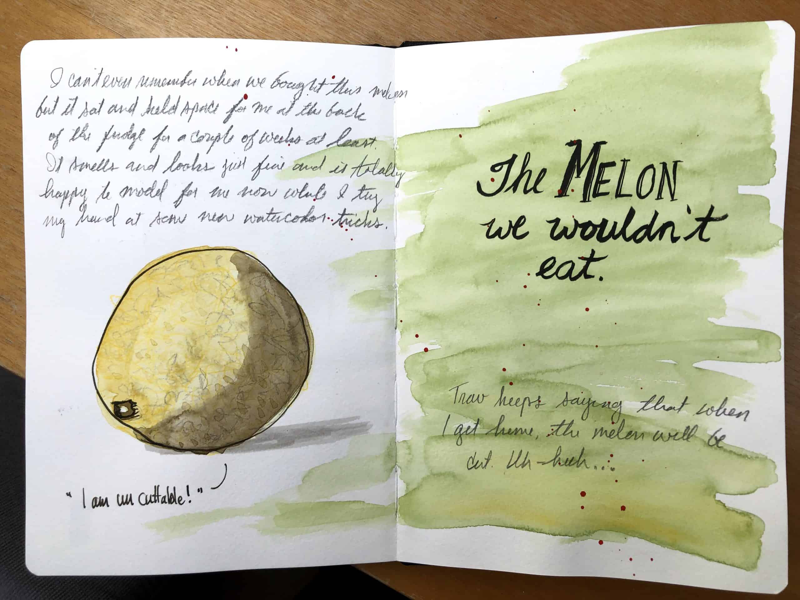 Schmoo Theune the melon we wouldn't eat sketch