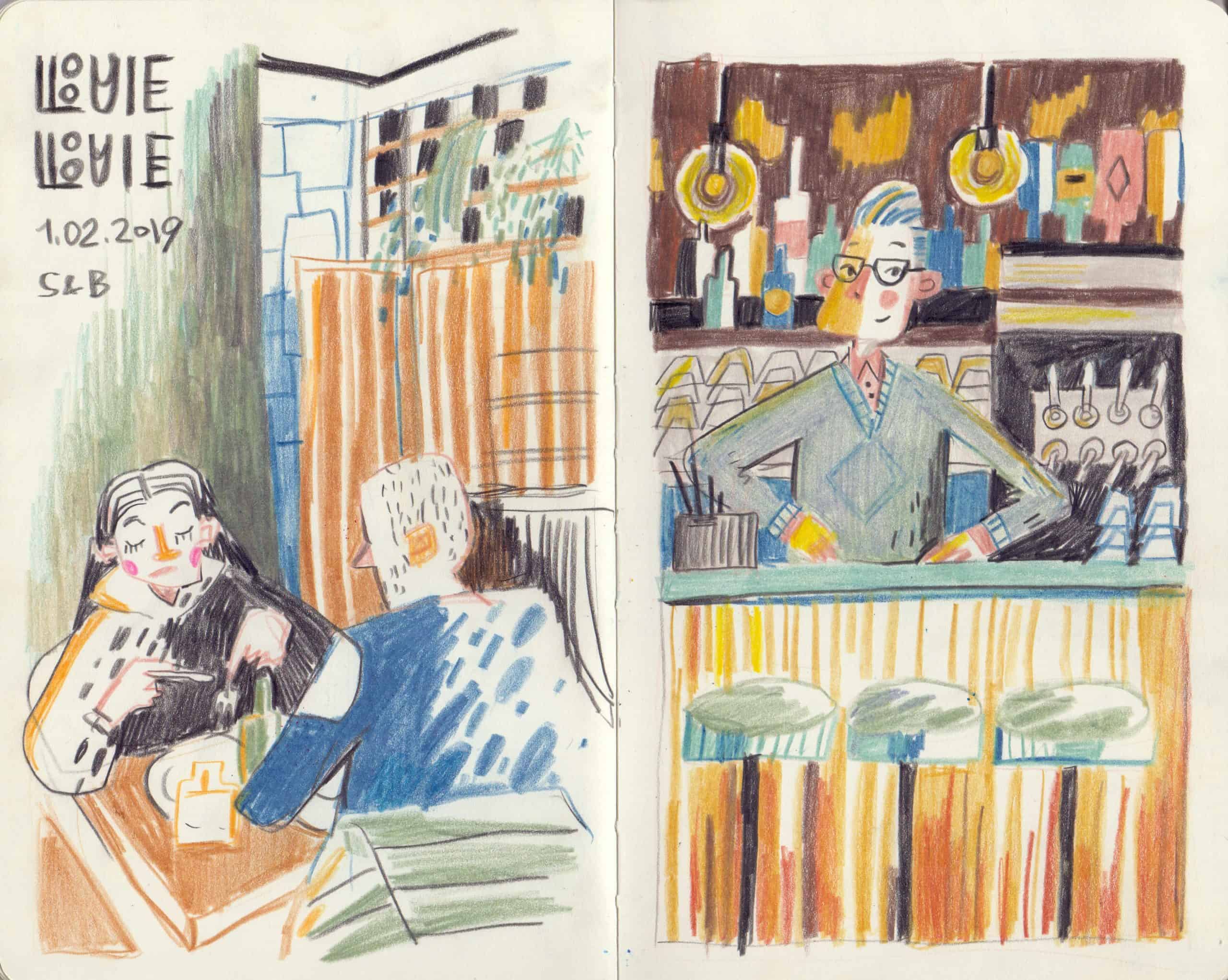 Fakulty Spotlight: Katya Tikhova 2 Katya Tikhova sketchwork