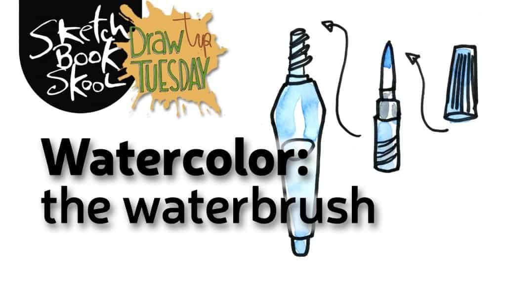how to use a water brush