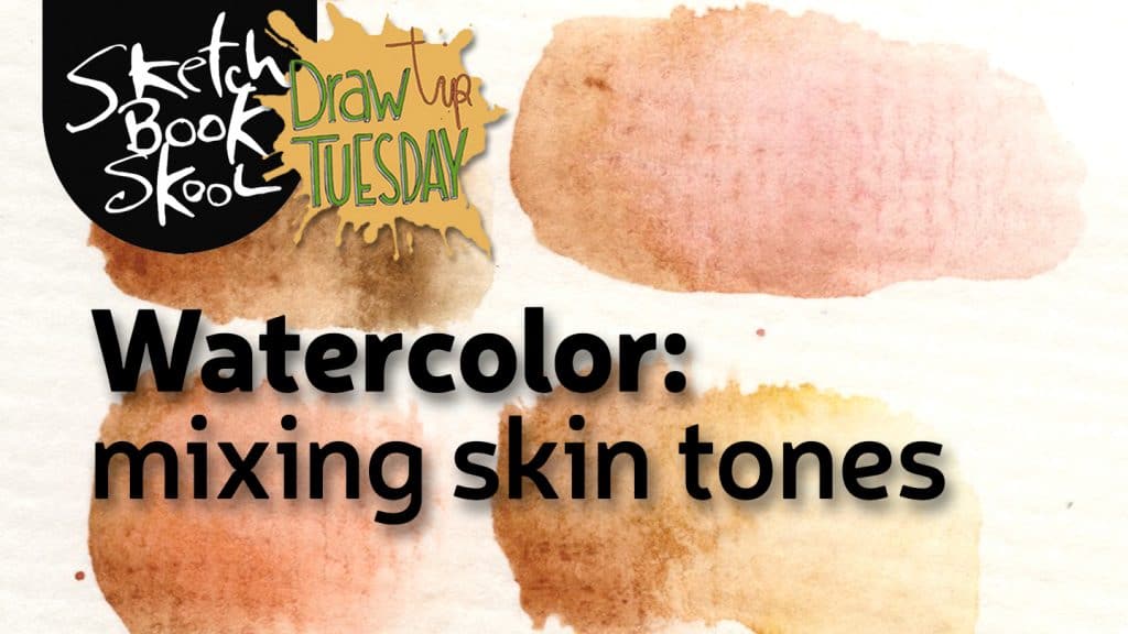 watercolor skin tone mixing