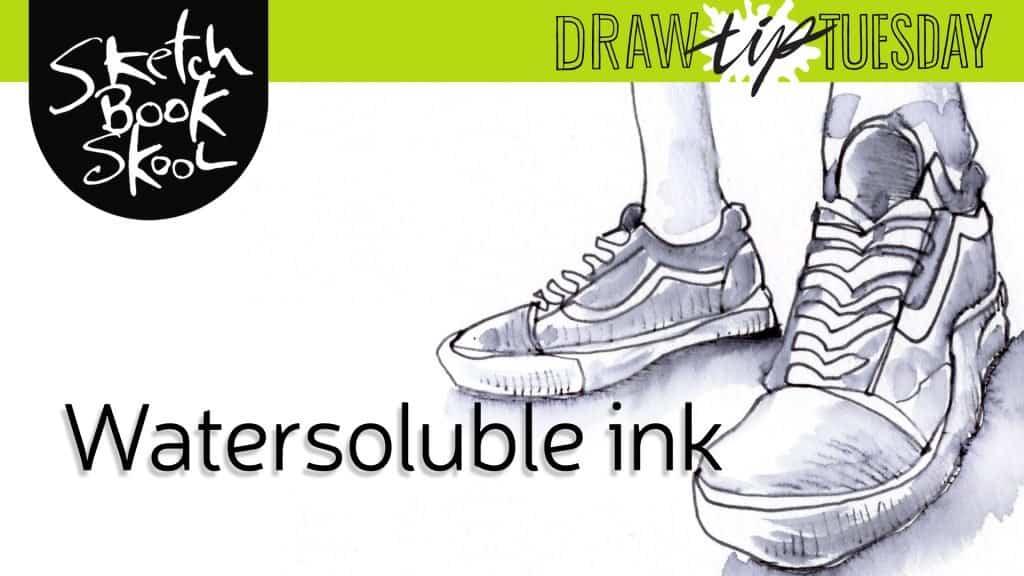 drawing with Water soluble Ink