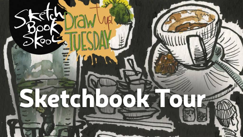 how to quickly sketch a scene