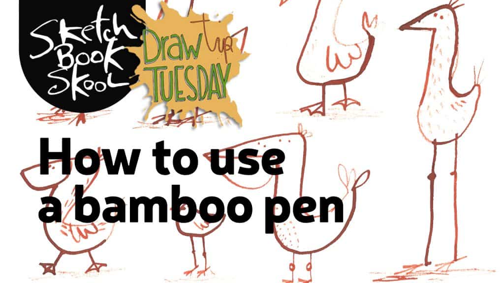how to use a bamboo pen