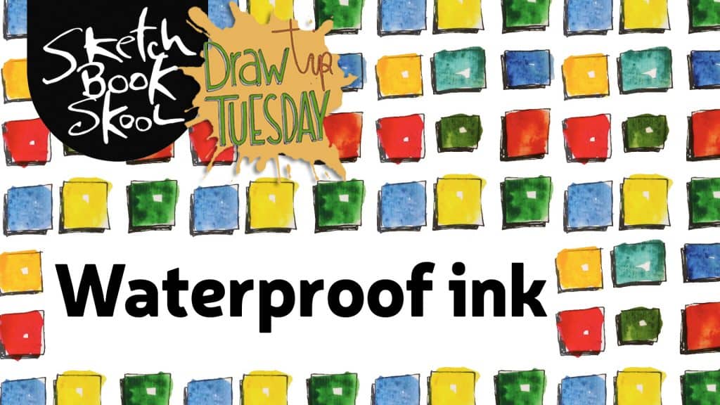 how to use waterproof ink