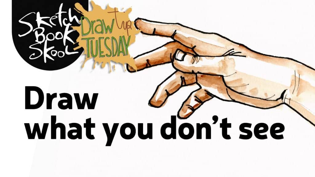 how to draw a hand banner