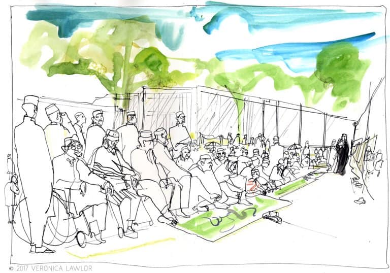 drawing and peace sketch