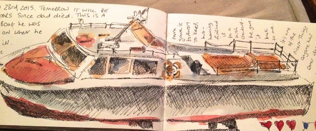 Louise Fletcher sketch work