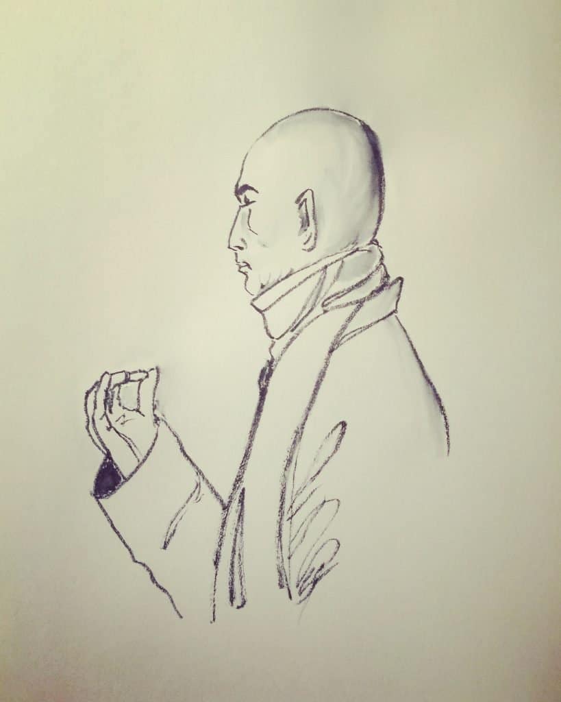 Drawing Helped With My Anxiety sketch