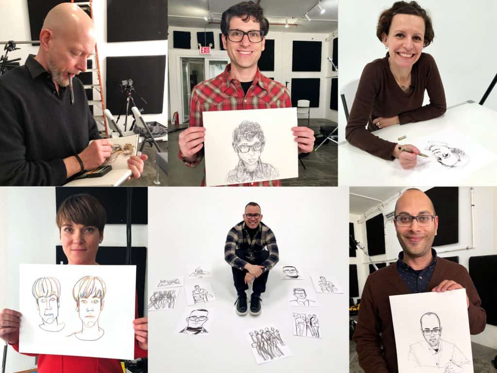 People Drawing People