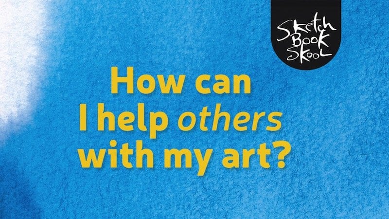 how to help others with your art skills