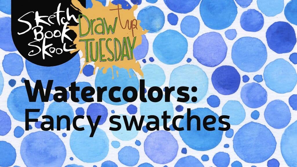 watercolor swatch with style