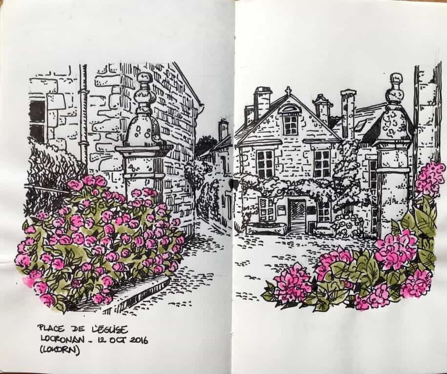 Visual Journaling sketch