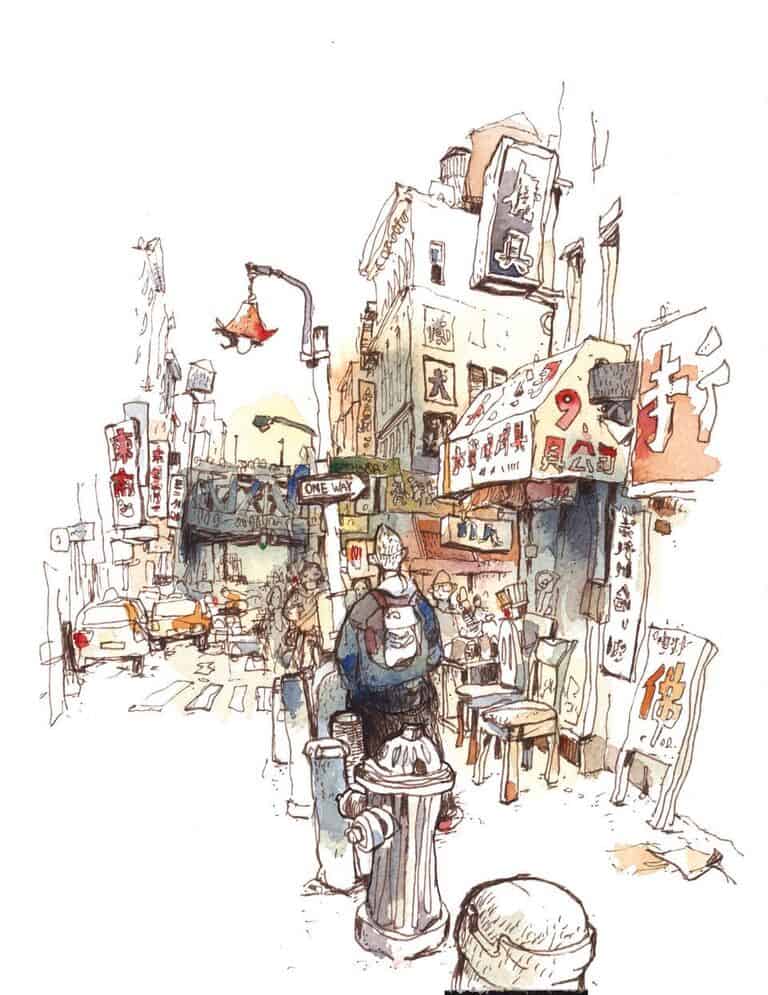 how to draw scenes from nature