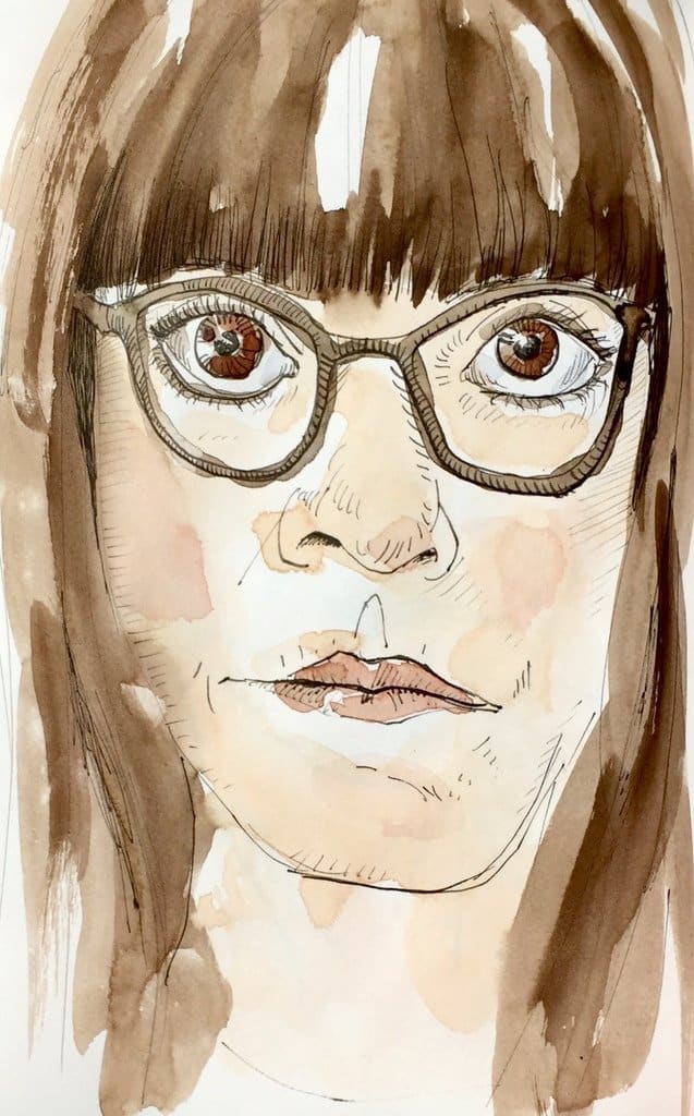 Seeing Myself as an Artist student sketch