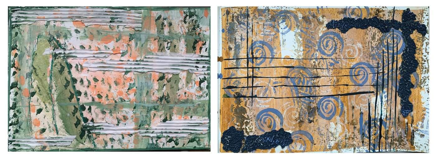 Mixed Media Journaling sketch work