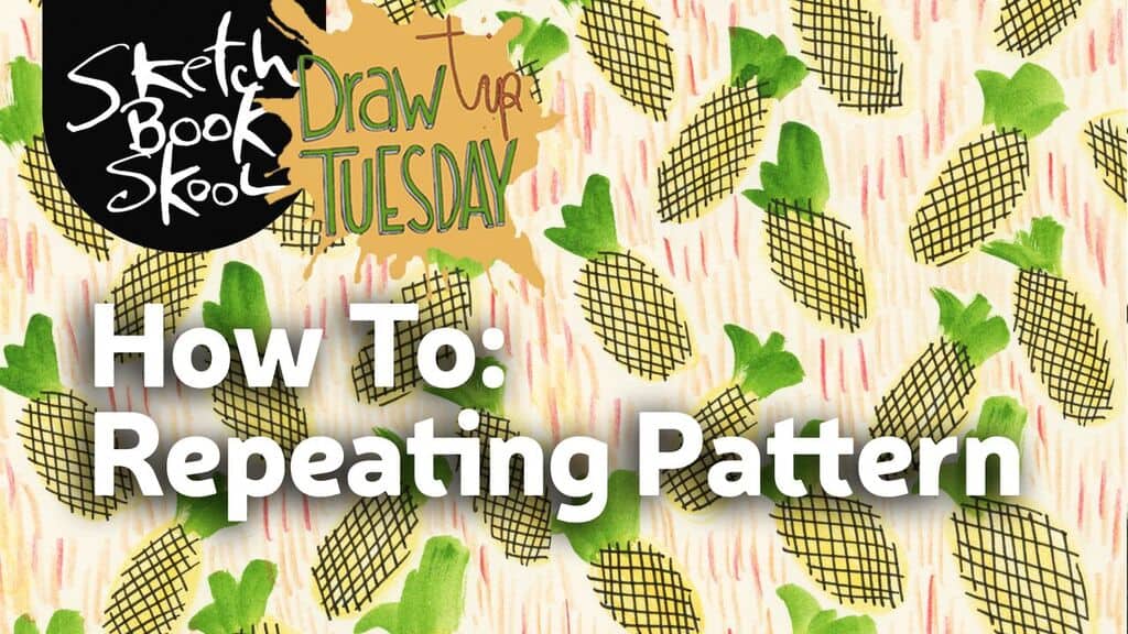 how to draw repeating pattern