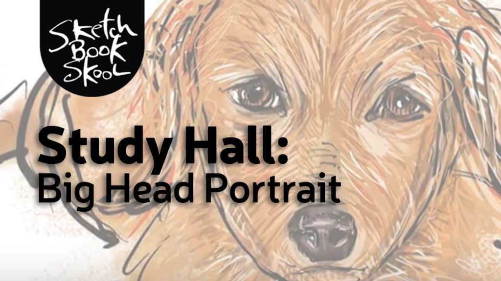 big head portrait