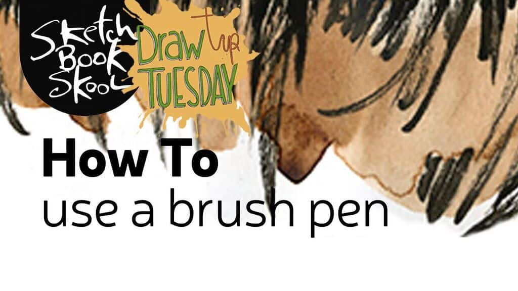How to use a brush pen
