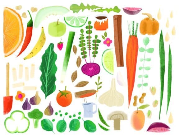 Salli Swindell food sketch