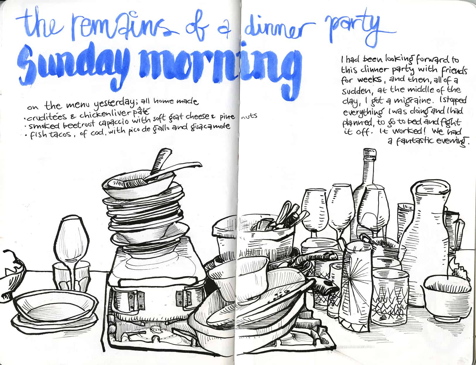 Fill an empty sketchbook