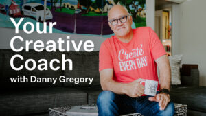 Your Creative Coach course image with Danny Gregory